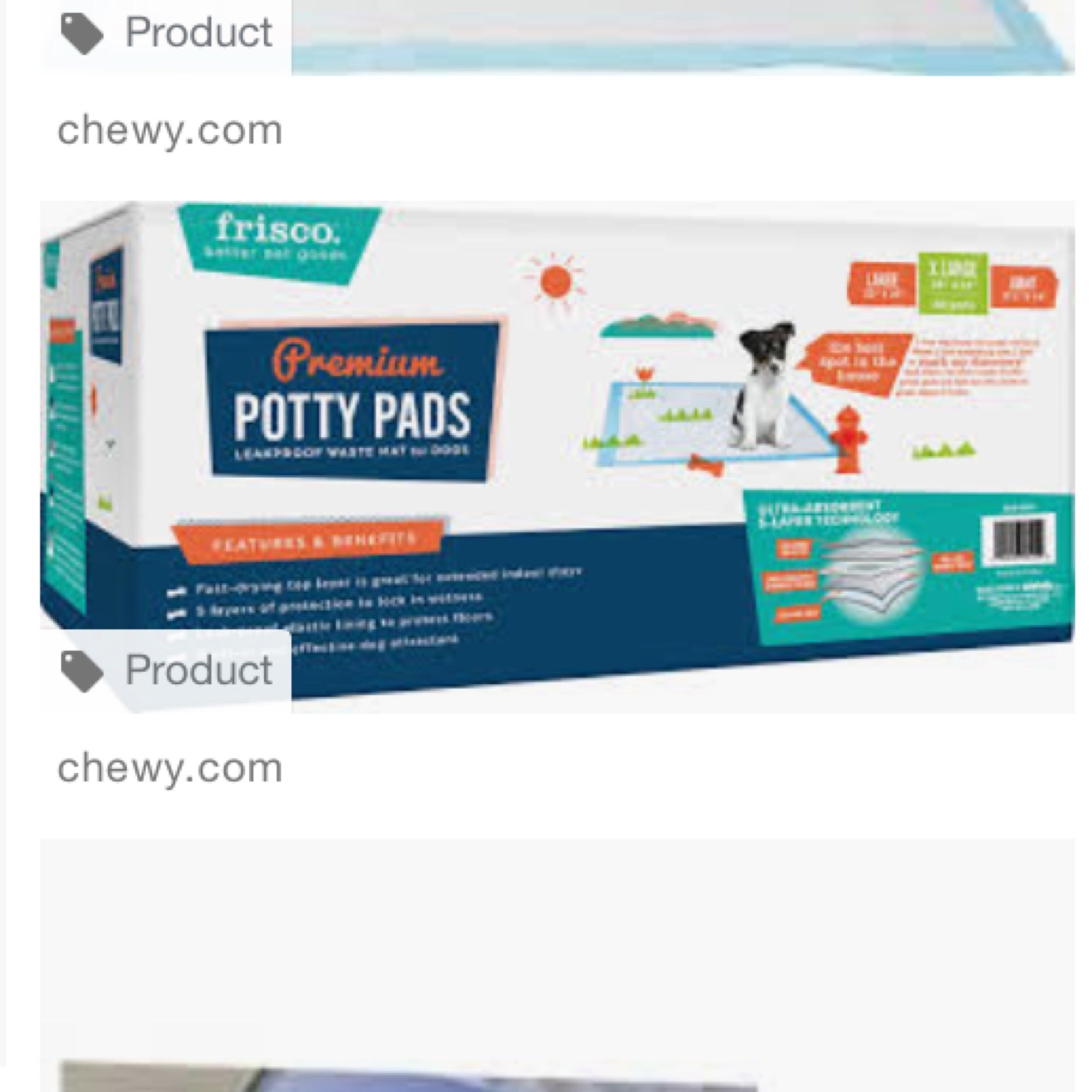 Frisco premium potty pads discount
